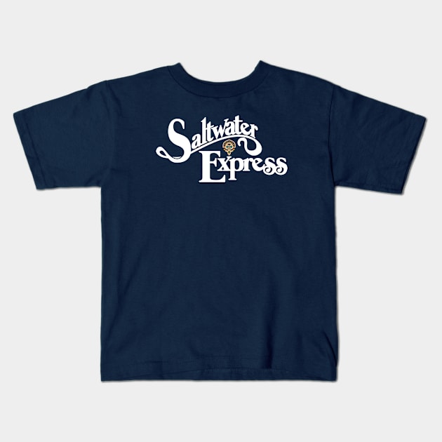 Saltwater Express Kids T-Shirt by MikeSolava